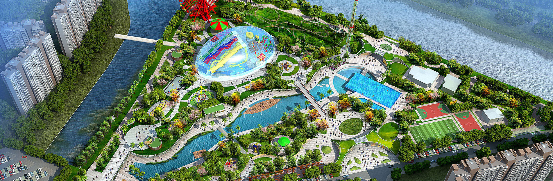 公園景觀(guān)設(shè)計(jì) 茂名錦繡金海岸概念性規(guī)劃方案